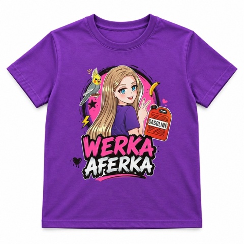 Koszulka Fioletowa Aferka
